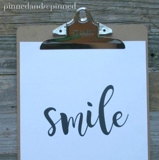 smile free printable
